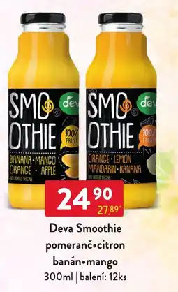 Qanto Deva Smoothie pomeranč•citron banán•mango nabídka