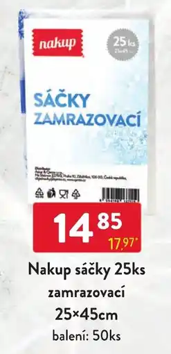 Qanto Nakup sáčky zamrazovací nabídka
