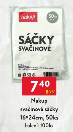 Qanto Nakup svačinové sáčky nabídka