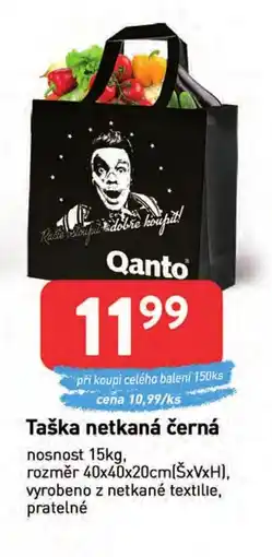 Qanto Taška netkaná černá nabídka