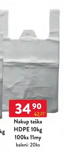 Qanto Nakup taška HDPE nabídka