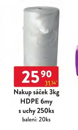 Qanto Nakup sáček 3kg HDPE 6my s uchy nabídka