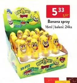 Qanto Banana spray nabídka