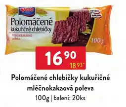 Qanto Kacio polomáčené chlebíčky kukuřičné mléčnokakaová poleva nabídka