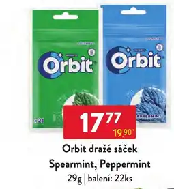 Qanto Orbit dražé sáček Spearmint, Peppermint nabídka