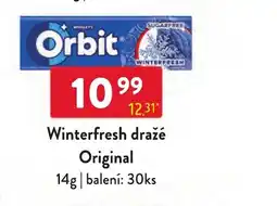 Qanto Orbit Winterfresh draže Original nabídka