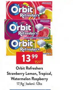 Qanto Orbit Refreshers Strawberry Lemon, Tropical, Watermelon Raspberry nabídka