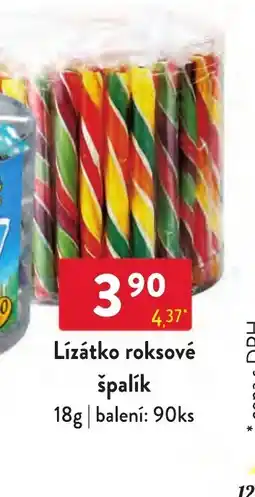 Qanto Lízátka roksové špalík nabídka