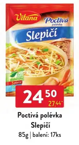 Qanto Vitana Poctivá polévka Slepičí nabídka