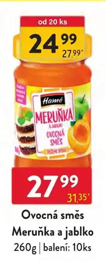 Qanto Hamé meruňka a jablko ovocná směs nabídka