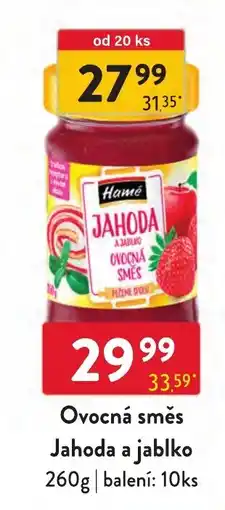 Qanto Hamé ovocná směs jahoda a jablko nabídka