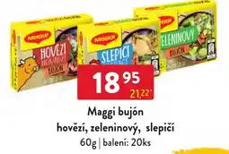 Qanto Maggi bujón hovězí, zeleninový, slepičí nabídka