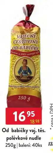 Qanto Od babičky vaj. těs. polévkové nudle nabídka