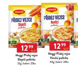 Qanto Maggi přidej vejce slepičí polévka nabídka