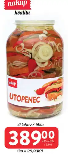 Qanto nakup utopenec nabídka
