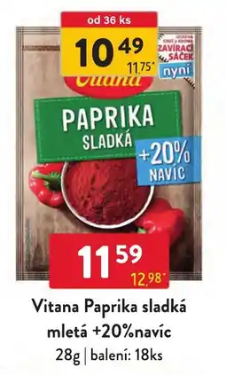 Qanto Vitana Paprika sladká nabídka