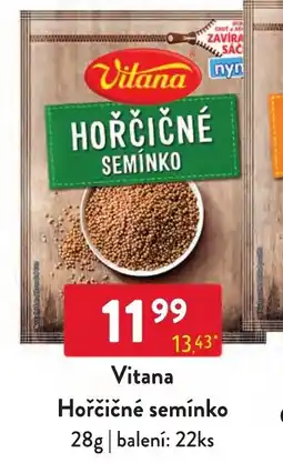Qanto Vitana hořčičné semínko nabídka