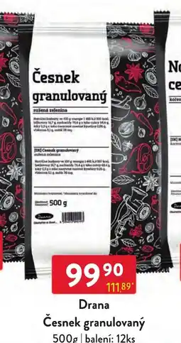 Qanto Drana Česnek granulovaný nabídka