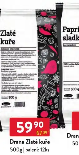 Qanto Drana Zlaté kuře nabídka
