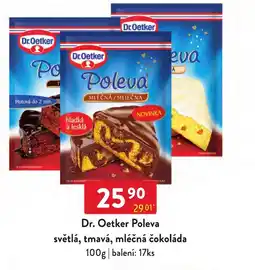 Qanto Dr. Oetker Poleva světlá, tmavá, mléčná čokoláda nabídka