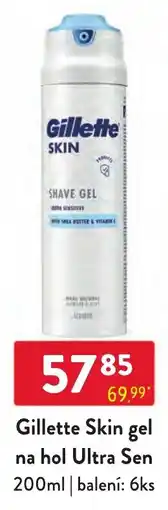 Qanto Gillette Skin gel na hol Ultra Sen nabídka