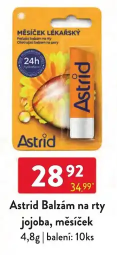 Qanto Astrid balzám na rty jojoba, měsíček nabídka