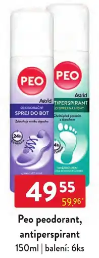 Qanto Peo peodrant, antiperspirant nabídka