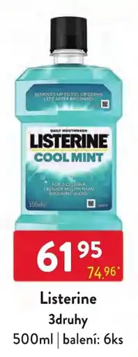 Qanto Listerine cool mint nabídka
