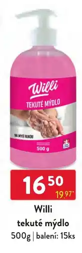 Qanto Willi tekuté mýdlo nabídka
