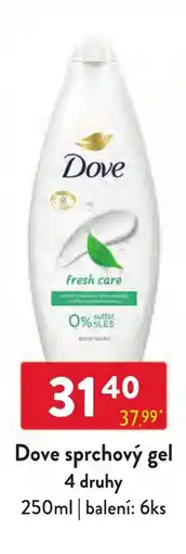Qanto Dove sprchový gel nabídka