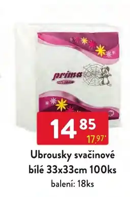 Qanto Prima ubrousky svačinové nabídka