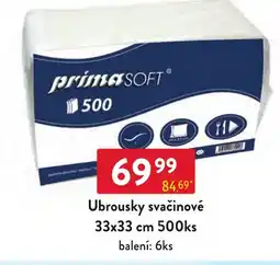 Qanto Prima Soft ubrousky svačinové nabídka