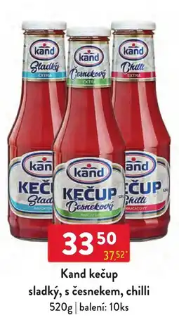 Qanto Kand kečup sladký, s česnekem, chilli nabídka