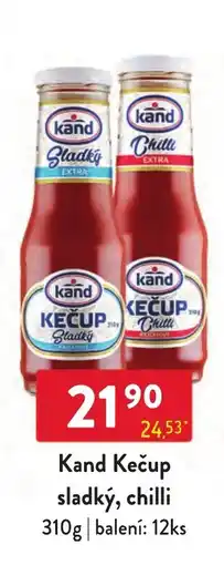 Qanto Kand Kečup sladký, chilli nabídka