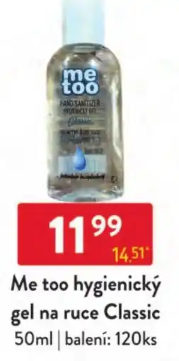 Qanto Me too hygienický gel na ruce Classic nabídka