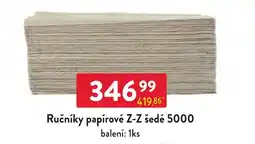Qanto Z-Z ručníky papírové šedé 5000 nabídka