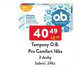 Qanto Tampony O.B. Pro Comfort nabídka