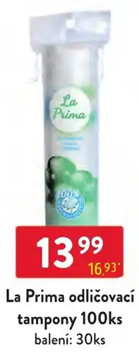 Qanto La Prima odličovací tampony nabídka