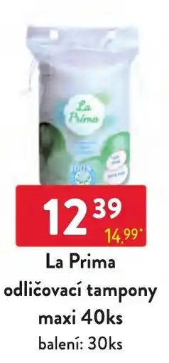 Qanto La Prima odličovací tampony maxi nabídka