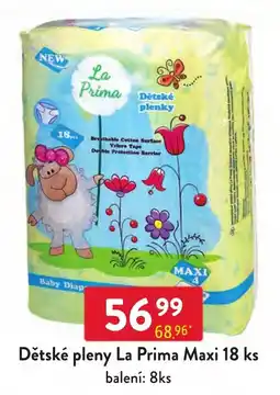 Qanto La Prima Dětské plenky Maxi nabídka