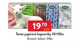Qanto Tento papírové kapesníky nabídka