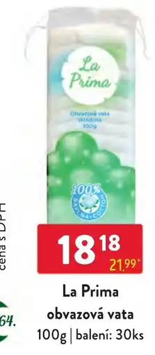 Qanto La Prima obvazová vata nabídka