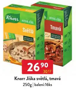Qanto Knorr Jíška světlá, tmavá nabídka