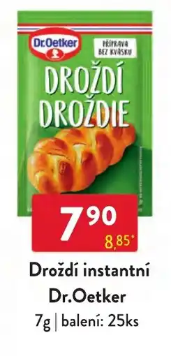 Qanto Dr.Oetker droždí instantní nabídka