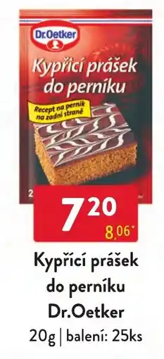 Qanto Dr.Oetker kypřicí prášek do perníku nabídka