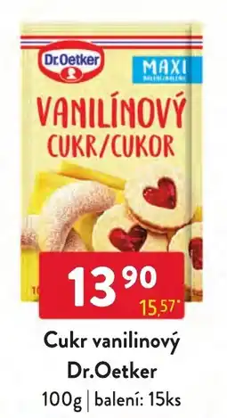 Qanto Dr.Oetker vanilínový cukr/cukor nabídka