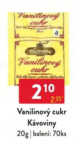 Qanto Kávoviny vanilinový cukr nabídka