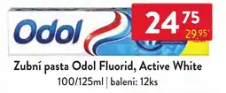 Qanto Odol zubní pasta fluorid active white nabídka