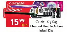 Qanto Colgate Zig Zag Charcoal Double Action nabídka