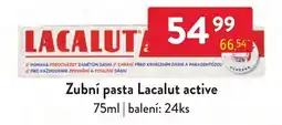 Qanto Zubní pasta Lacalut active nabídka